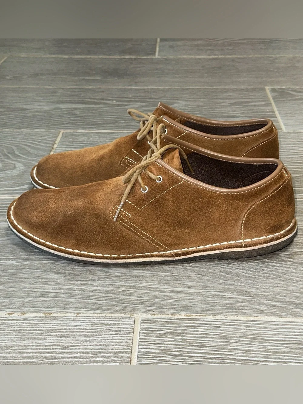 Clarks Originals Jink Cola Suede Oxford Men’s 11M Crepe Sole Casual Minimalist